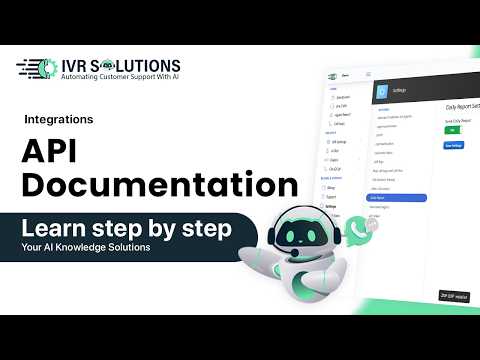 How to Use the IVR API for Custom Integrations — API Documentation in IVR Solutions