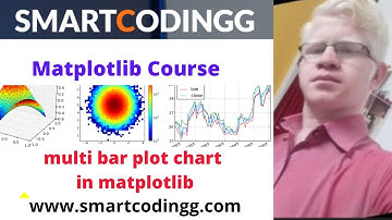 Smart Coding ||  Multiple Bar Chart | Grouped Bar Graph | Matplotlib | Python Tutorials