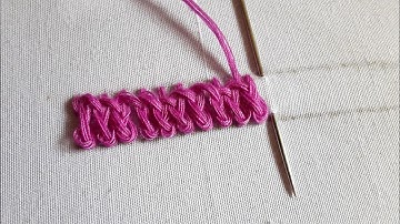 How to do Rosette Chain Stitch