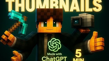 How To Make Minecraft Thumbnail In Just 5 Min...