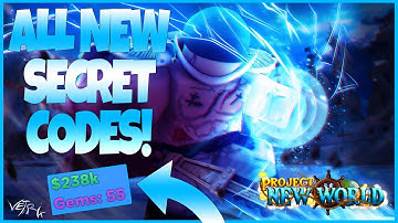 ALL *NEW* SECRET CODES IN PROJECT NEW WORLD (ROBLOX) [JULY-04-2021]
