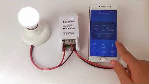 Sonoff POW-R2: Remote control and monitor electric devices power consumption using your phone
