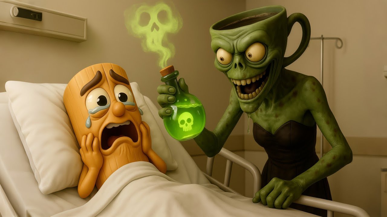 LITTLE TUNG TUNG SAHUR MEETS the Kind EXPRESSONA ZOMBIE! | funny horror animation