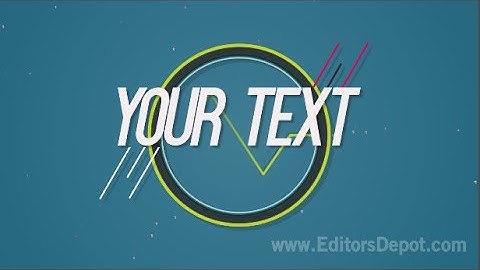 Free 2D Intro #34 | [SWEET] After Effects Free 2D Intro Template & Tutorial