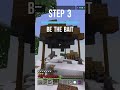How to WIN in Skywars with NO SKILL! 👑 #shorts #minecraft #minecraftshorts #skywars #howto