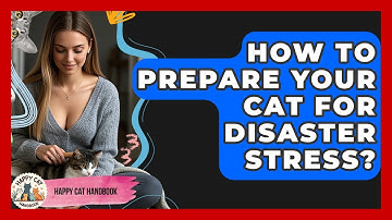 How To Prepare Your Cat For Disaster Stress? | Happy Cat Handbook