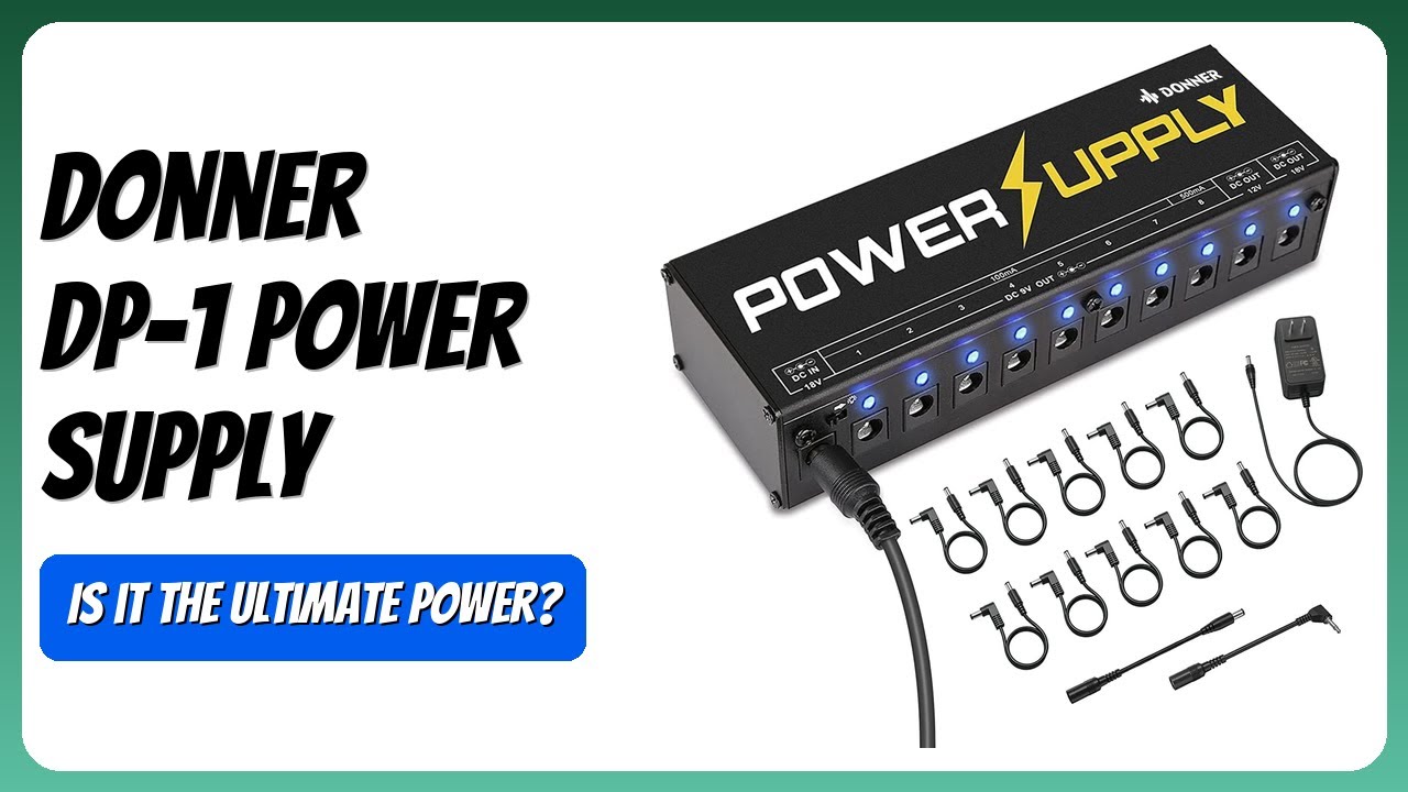 REVIEW (2026): Donner DP-1 Power Supply. Features. - YouTube
