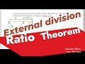 VECTORS - RATIO THEOREM