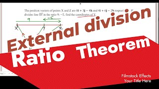 VECTORS - RATIO THEOREM