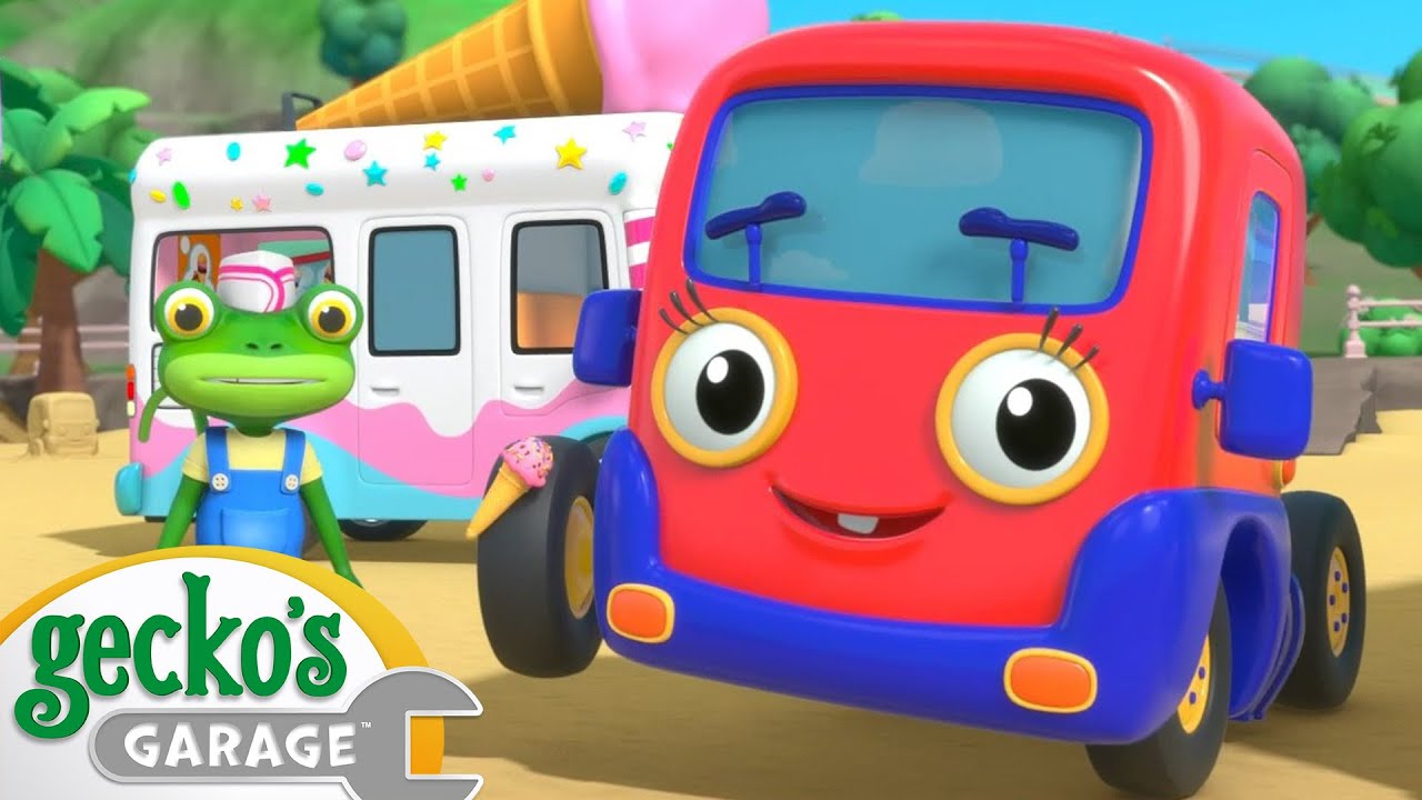Ice Cream For Baby Truck!｜Gecko's Garage｜Funny Cartoon For Kids