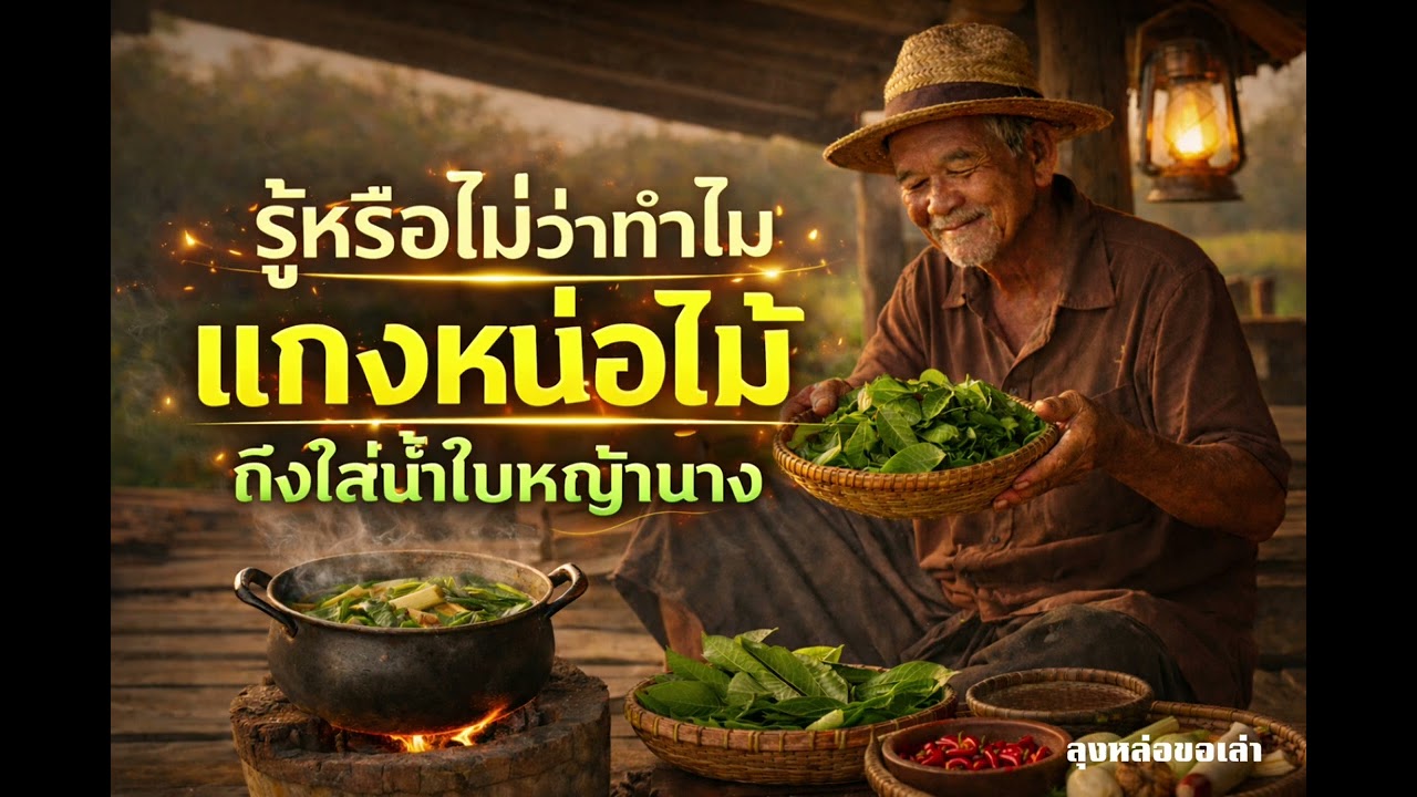 รู้หรือไม่ว่าทำไม แกงหน่อไม้ถึงใส่น้ำใบหญ้านาง 🌿#ความรู้รอบตัว #หน่อไม้ #วิทยาศาสตร์ #ตำนาน 