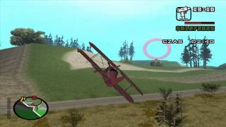 GTA San Andreas PL - Lotniczy wyścig - Objazdówka / Barnstorming screenshot 3
