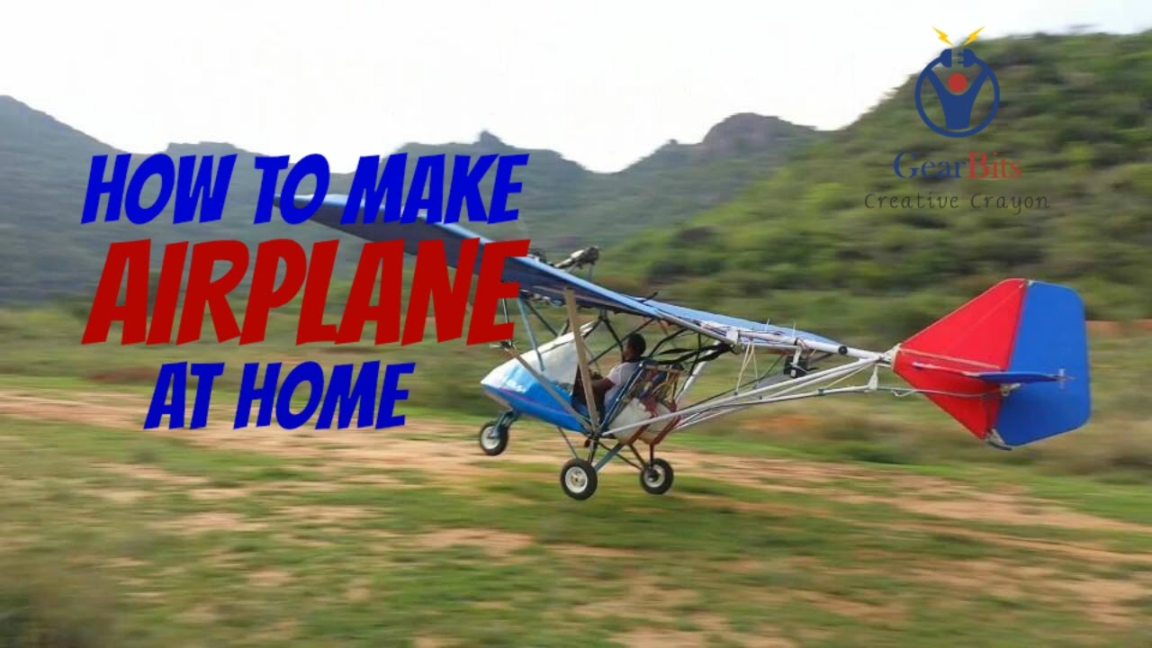 How to Make AIRPLANE at Home || Amazing Life Hacks || GearBits - YouTube