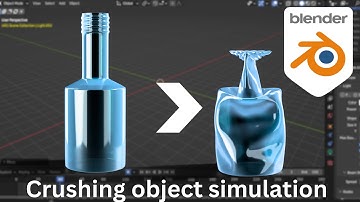 Create Realistic Object Crushing Animations | blender tutorial