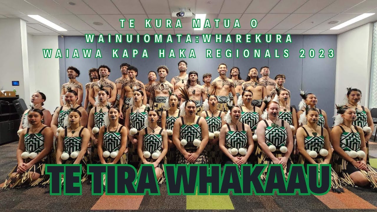 Te Kura Matua o Wainuiomata: Wharekura_Te Tira Whakaau 2023