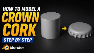 How to Model a Crown Cork in Blender (Fast & Beginner Friendly)