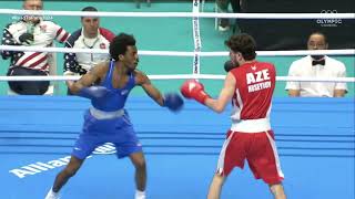 Roscoe Hill (USA) vs. Nijat Huseynov (AZE) World Olympic Qualifiers 2024 QF's (51kg)