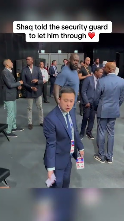 Respect to Shaq for this ❤️ (via yerkebulanamanzholov/IG) #shorts