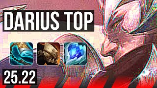 DARIUS vs IRELIA (TOP) | Rank 2 Darius, 7/1/10, 700  games, Godlike | KR Challenger | 25.22