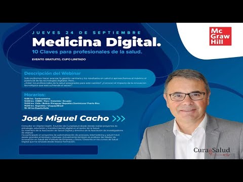McGraw Hill Webinars: Medicina Digital 10 Claves para profesionales de la salud.