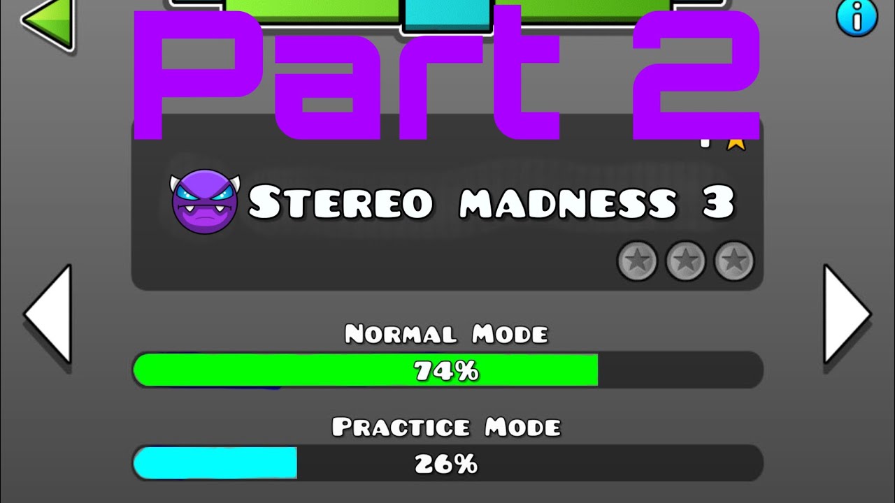 I made stereo madness 3 part 2 - YouTube