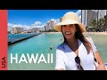 Honolulu, HAWAII - Enjoying Waikiki beach 