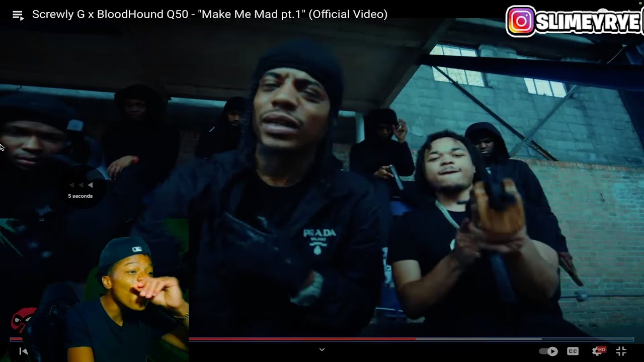 NEW DYNAMIC DUO😳 Screwly G x BloodHound Q50  - "Make Me Mad pt 1" (Official Video) REACTION