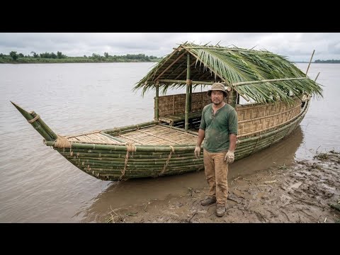 I built a fishing boat using Only Bamboo