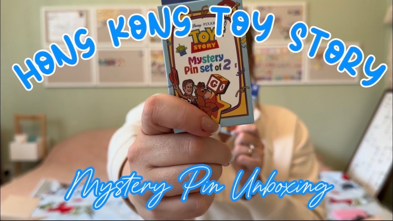 Распаковка набора значков HKDL Toy Story: Мне нужно Лотсо, чтобы собрать полную коллекцию! 🐻💜