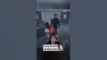 Streamers bang maken met Michael Myers. #dbd #gaming #shorts