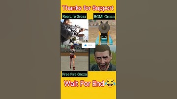Free Fire vs BGMI vs RealLife 🤔 #bgmi #pubgmobile #freefire #funny