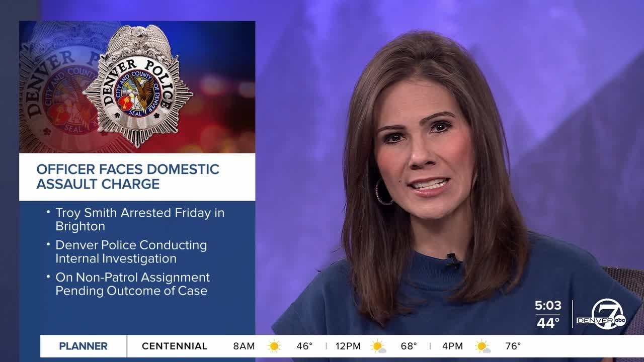 Denver police officer arrested in Brighton for alleged domestic violence