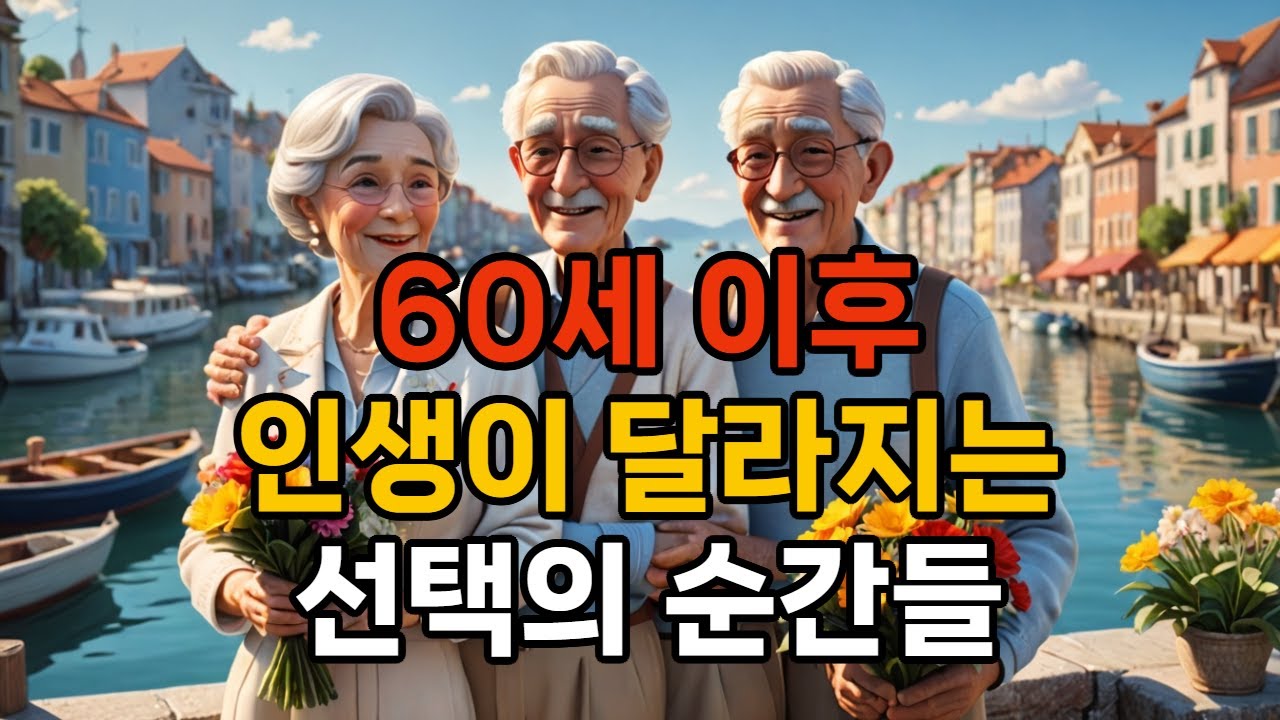 환갑 이후, 삶의 질을 결정하는 선택들     #환갑 #60대 #70대 #노년생활