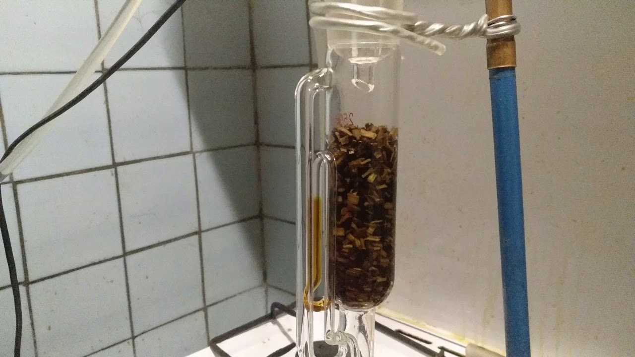 Аппарат сокслета в деле. - YouTube