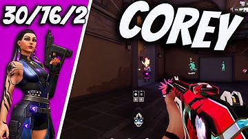 FAZE COREY DROPS 30 BOMB IN RADIANT RANKED - Full Match