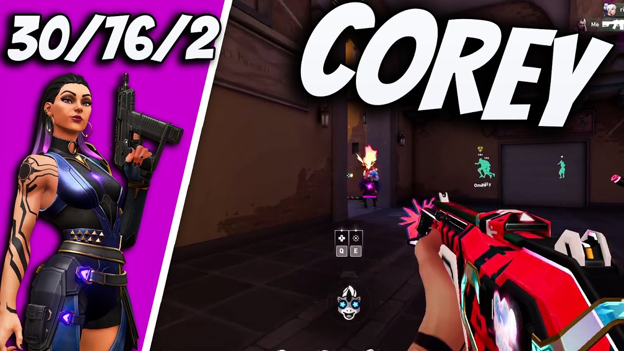 FAZE COREY DROPS 30 BOMB IN RADIANT RANKED - Full Match