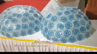 Cara Menata Aqua Gelas Melingkar Di Meja Prasmanan