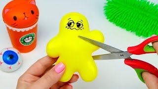 РЕЖЕМ АНТИСТРЕССЫ | ЧТО ВНУТРИ СКВИШИ SQUISHY?