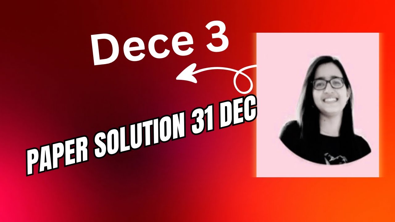 IGNOU DECE 3 paper solution 31 December 
