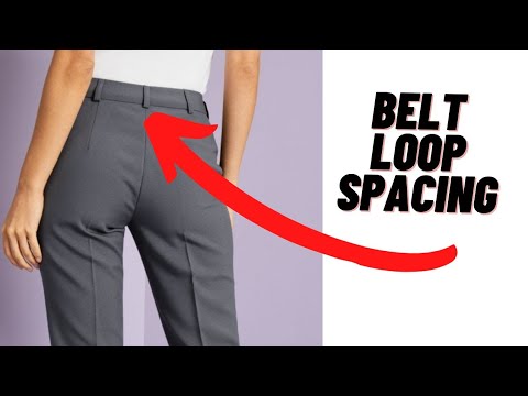 Making and Sewing Fabric Belt Loops  YouTube