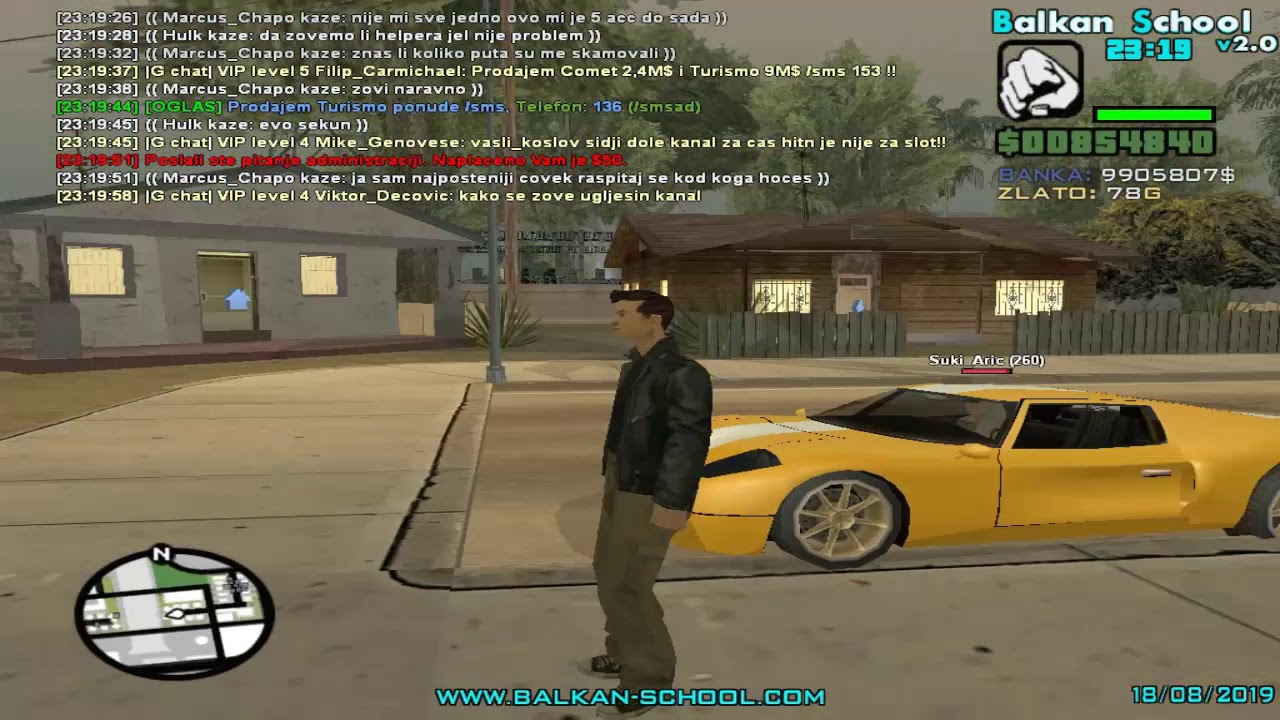 Skamovan sam[Balkan School]-SAMP ROLEPLAY