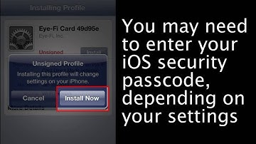 How-To:Set up Eye-Fi Direct Mode for iPhone or iPad