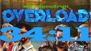 OVERLOAD - Solo Easter Egg speedrun [34:11] - Black Ops 3 Customs