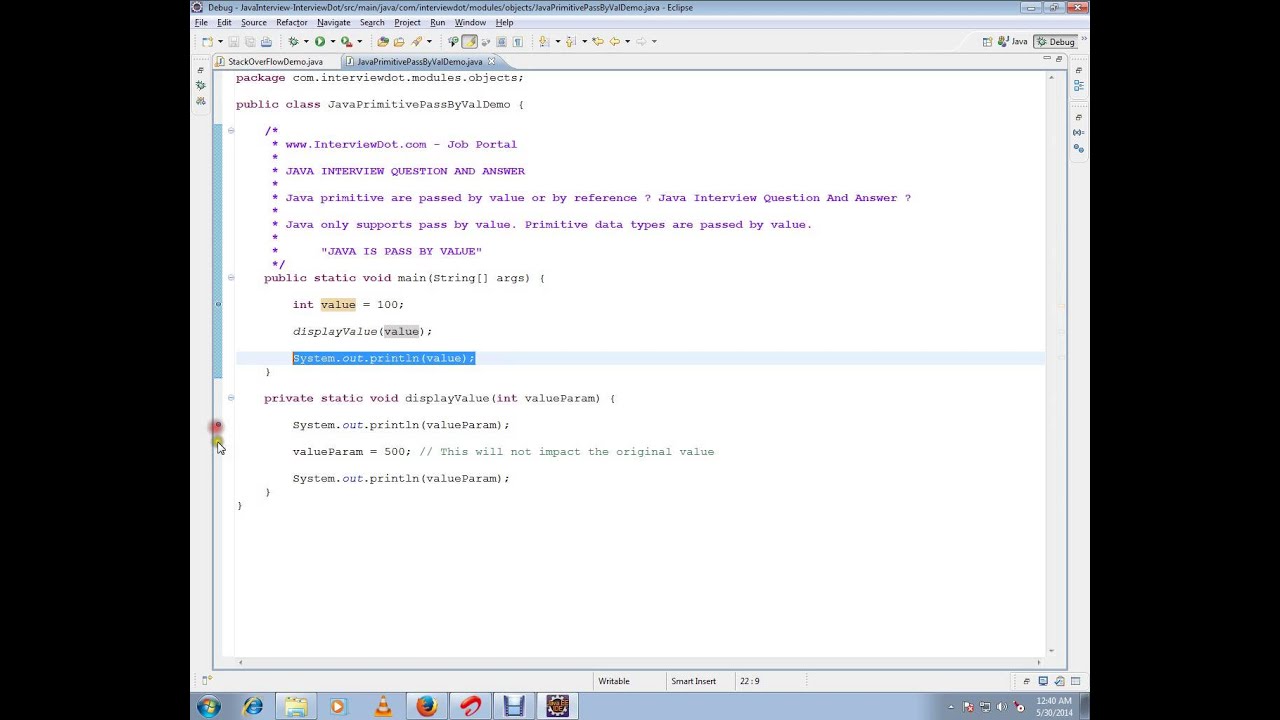 Java Are Primitives Passed By Reference