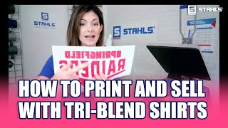 How to Print Top Selling Fashion Tees with Tri-Blend T-Shirts screenshot 2