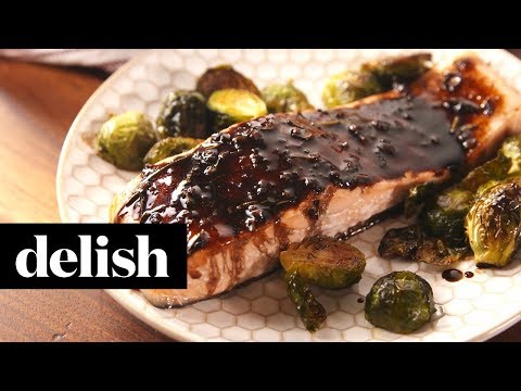 Balsamic Glazed Salmon | Delish