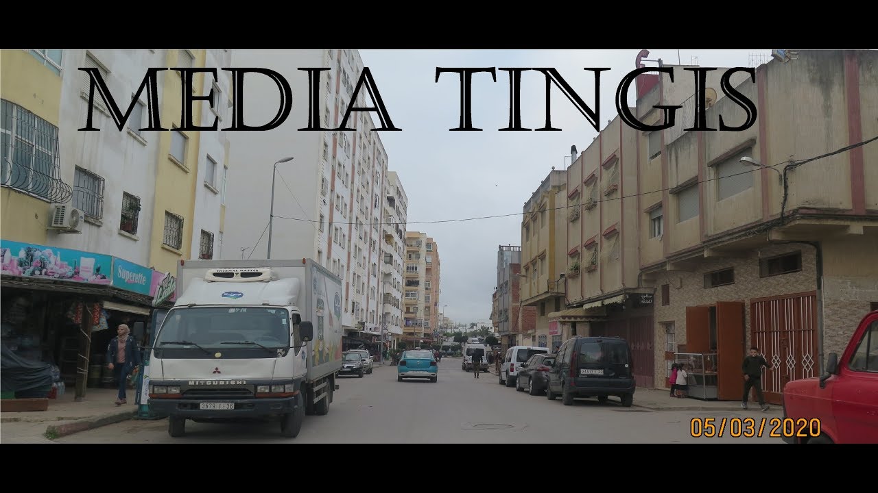 من ساحة فرنسا وسط المدينة الى حي مسنانة عبر المجاهدين 05 03 2020 Morocco Tangier