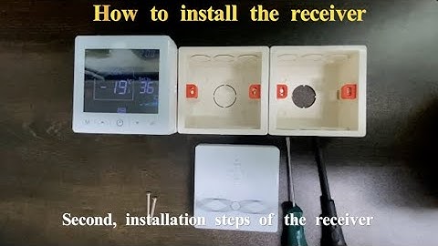 How Do I Wire An RF Wireless Thermostat Receiver? -24