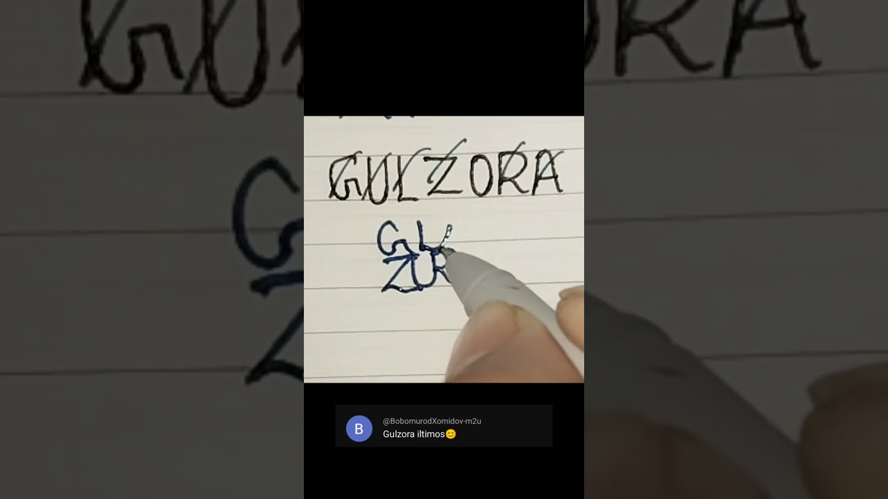 GULZORA NAME PROFILE LOGO CREAT 🔥 ✨ 💥 comment your name 