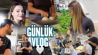 Market alışverişi VLOG✅ Buzdolabı Düzeni, Yemek, Volkanla Abur Cubur Kavgamız😂